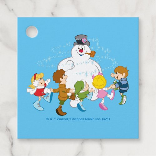 Frosty the Snowmanâ  Frosty  Children Playing Favor Tags
