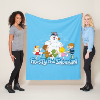 Frosty the Snowman™ | Frosty & Children Playing Fleece Blanket
