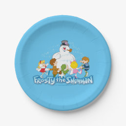 Frosty the Snowman™ | Frosty &amp; Children Playing Paper Plates