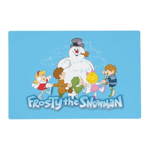 Frosty the Snowmanâ  Frosty  Children Playing Placemat
