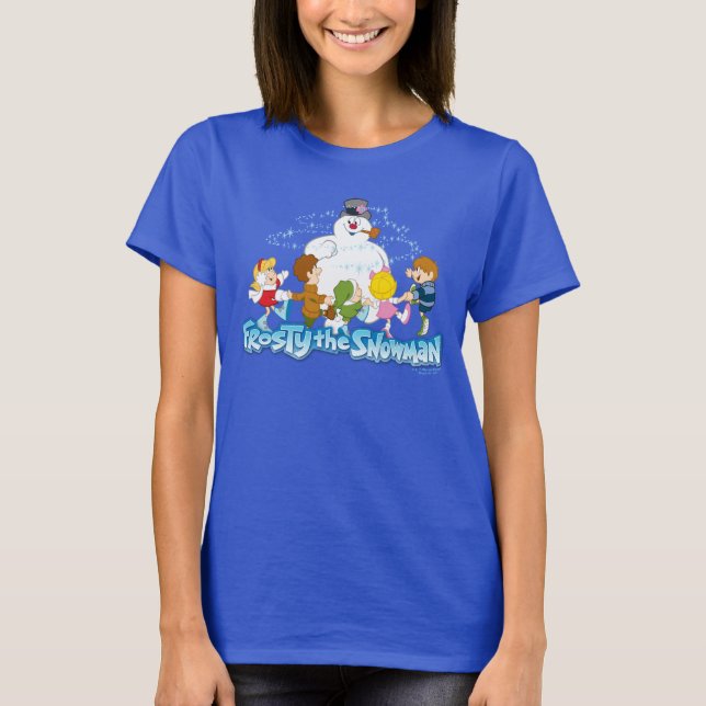 Frosty the Snowman™ | Frosty & Children Playing T-Shirt (Front)