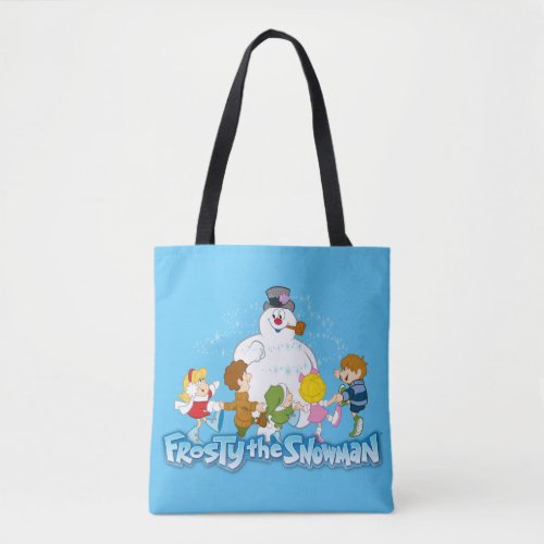 Frosty the Snowman  Frosty  Children Playing Tote Bag