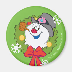 Frosty the Snowman™ Frosty Holiday Wreath Magnet