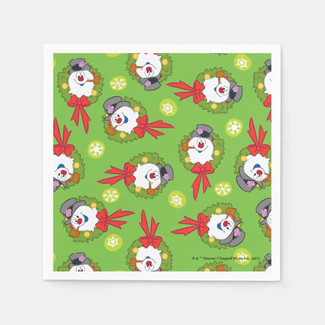 Frosty the Snowman™ | Frosty Holiday Wreath Napkins (Front)