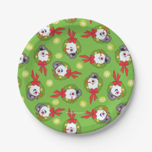 Frosty the Snowman™   Frosty Holiday Wreath Paper Plates