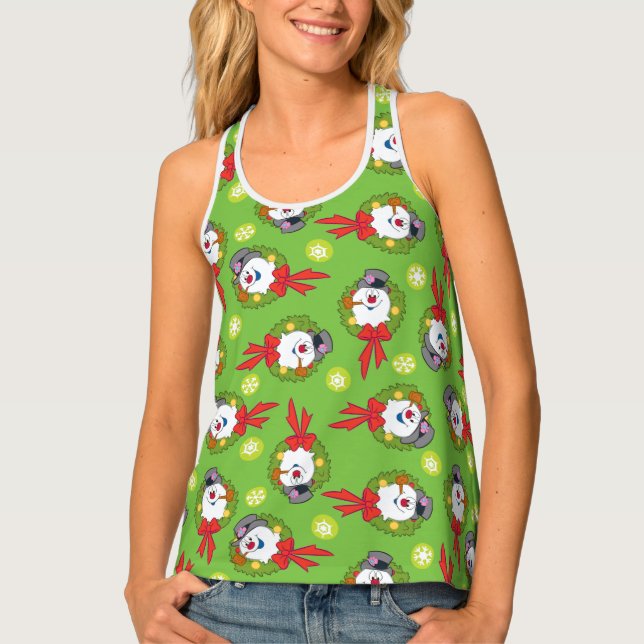 Frosty the Snowman™ | Frosty Holiday Wreath Tank Top (Front)