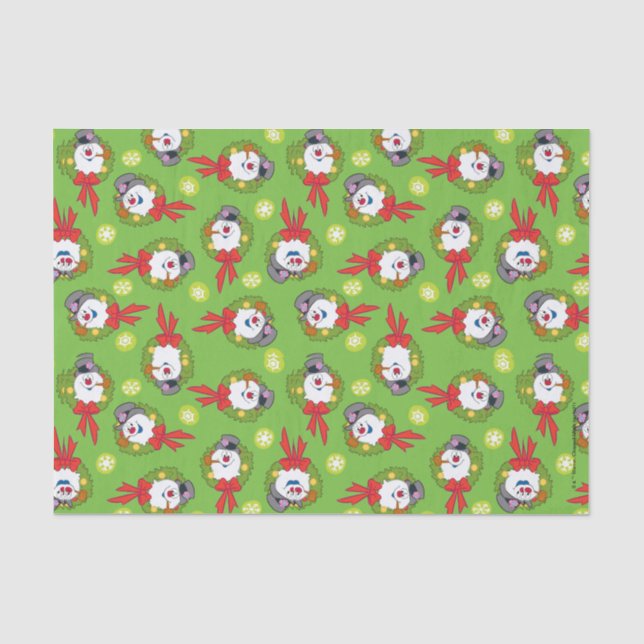 Frosty the Snowman™ | Frosty Holiday Wreath Tissue Paper (Front)