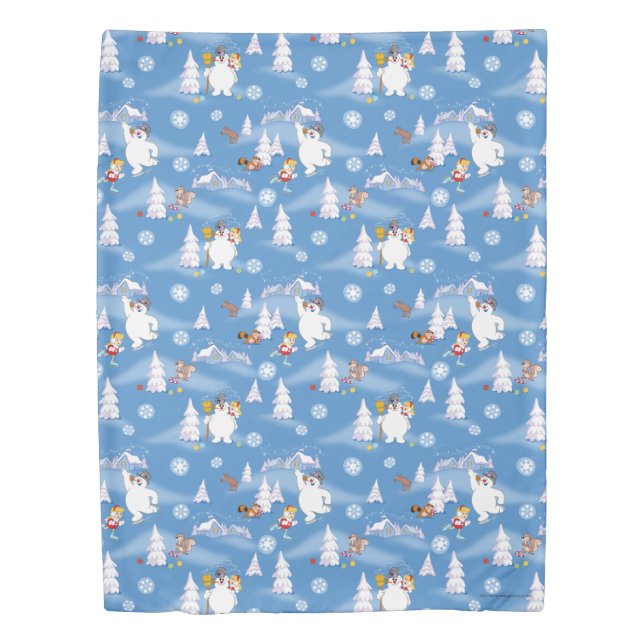 Frosty the Snowman™ | Frosty & Karen Winter Fun Duvet Cover (Front)
