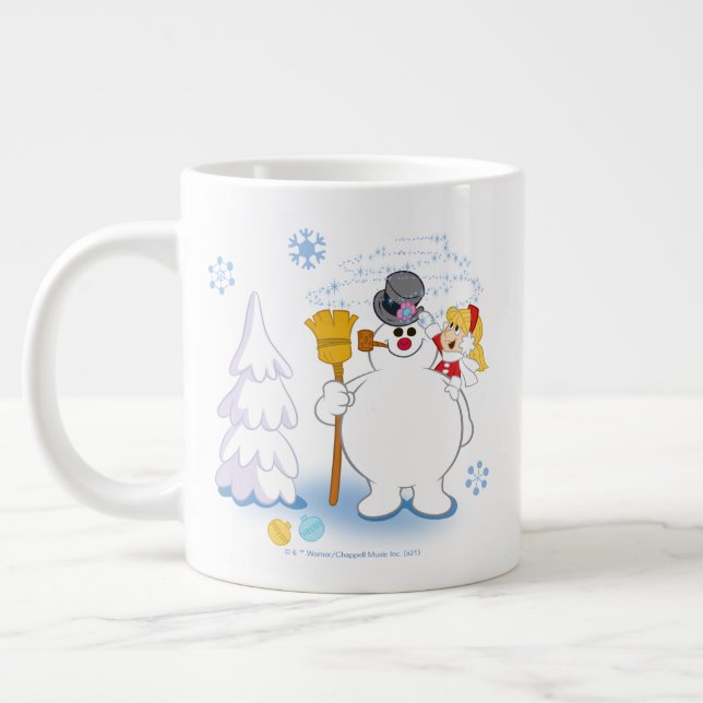 Frosty the Snowman™ | Frosty & Karen Winter Fun Giant Coffee Mug (Left)