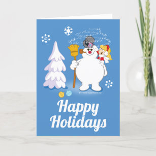 Frosty the Snowman™   Frosty & Karen Winter Fun Holiday Card