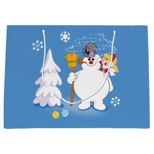 Frosty the Snowman  Frosty  Karen Winter Fun Large Gift Bag