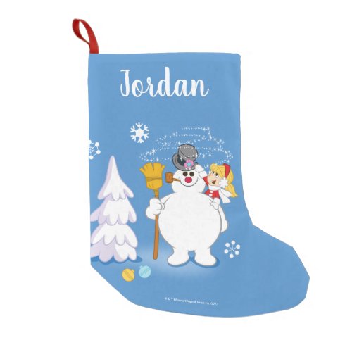 Frosty the Snowman  Frosty  Karen Winter Fun Small Christmas Stocking