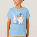Frosty The Snowman™ | Frosty &amp; Karen Winter Fun T-shirt at Zazzle