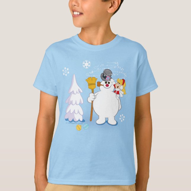 Frosty the Snowman™ | Frosty & Karen Winter Fun T-Shirt (Front)