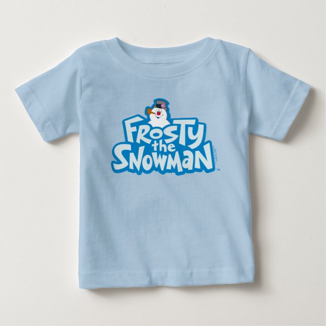 Frosty the Snowman™ | Frosty Stacked Logo Baby T-Shirt (Front)