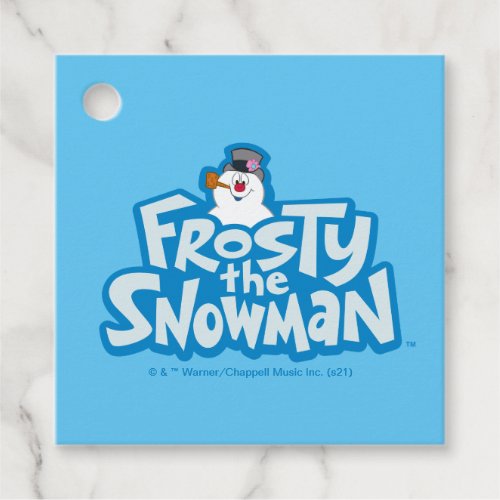 Frosty the Snowman  Frosty Stacked Logo Favor Tags