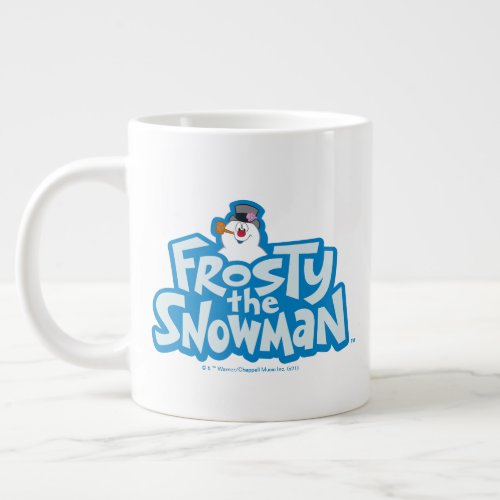 Frosty the Snowman  Frosty Stacked Logo Giant Coffee Mug