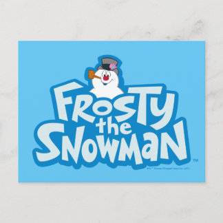 Frosty the Snowman™ | Frosty Stacked Logo Holiday Postcard