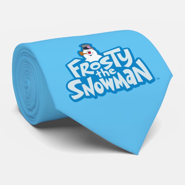 Frosty the Snowman™ | Frosty Stacked Logo Neck Tie (Rolled)