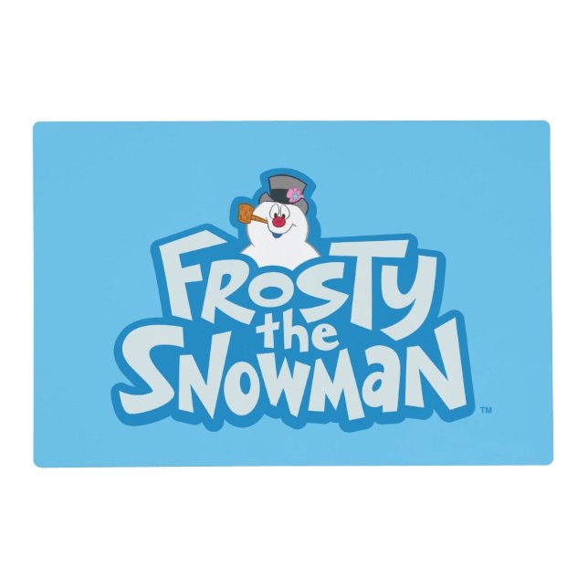 Frosty the Snowman™ | Frosty Stacked Logo Placemat (Front)