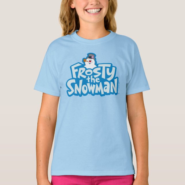 Frosty the Snowman™ | Frosty Stacked Logo T-Shirt (Front)