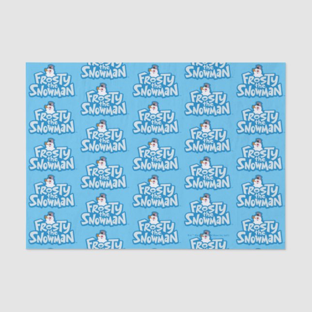Frosty the Snowman™ | Frosty Stacked Logo Tissue Paper (Front)