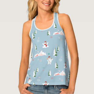 Frosty the Snowman™ Frosty Winter Pattern Tank Top