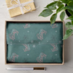 Frosty the Snowman Green Snowflake Pattern Tissue Paper<br><div class="desc">Cozy up this holiday with Frosty the Snowman in this festive green snowflake pattern,  featuring Frosty waving amongst falling snow and his candy cane logo! Get this design on custom wrapping paper,  a cozy fleece blanket,  or party supplies! Shop this design on many more custom Zazzle products!</div>