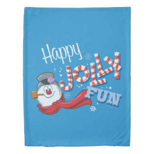 Frosty the Snowman™   Happy Jolly Fun Duvet Cover