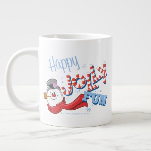 Frosty the Snowman  Happy Jolly Fun Giant Coffee Mug