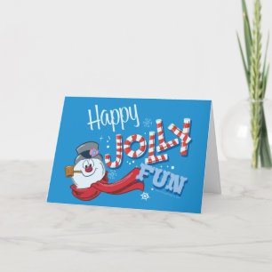 Frosty the Snowman™ Happy Jolly Fun Holiday Card