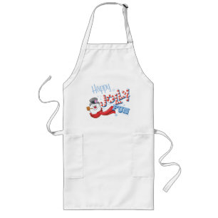 Frosty the Snowman™   Happy Jolly Fun Long Apron