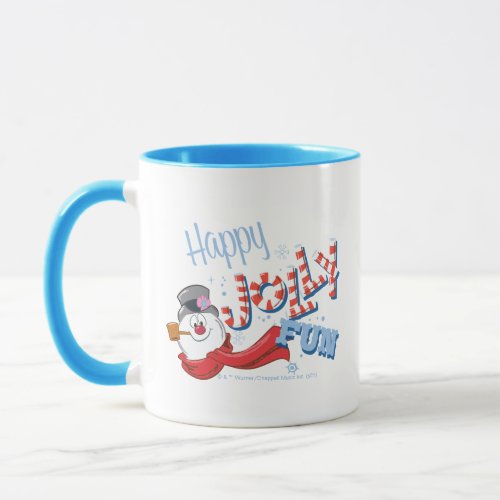 Frosty the Snowman  Happy Jolly Fun Mug