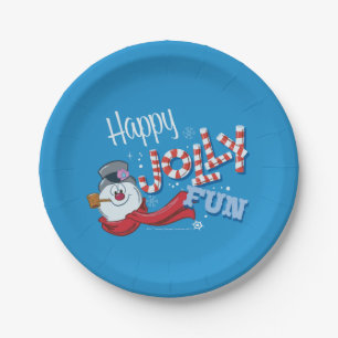 Frosty the Snowman™   Happy Jolly Fun Paper Plates