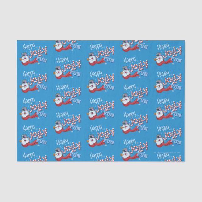 Frosty the Snowman™ | Happy Jolly Fun Tissue Paper (Front)