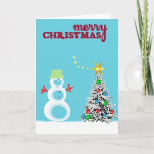 Frosty The Snowman Holiday Card