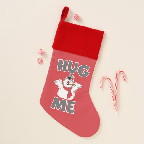 Frosty the Snowman  Hug Me Christmas Stocking