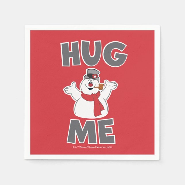 Frosty the Snowman™ | Hug Me Napkins (Front)