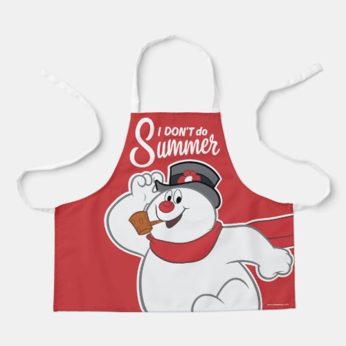 Frosty the Snowman  I Dont Do Summer Apron