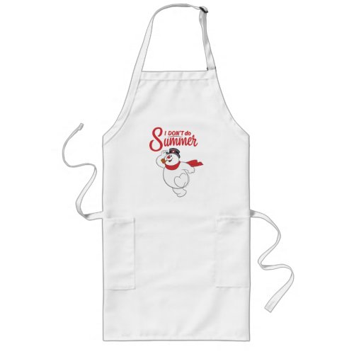 Frosty the Snowman  I Dont Do Summer Long Apron