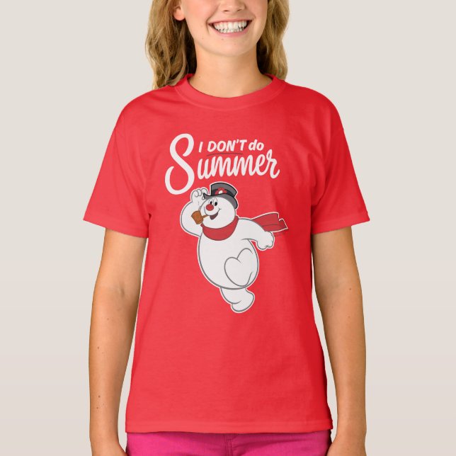 Frosty the Snowman™ | I Don't Do Summer T-Shirt (Front)