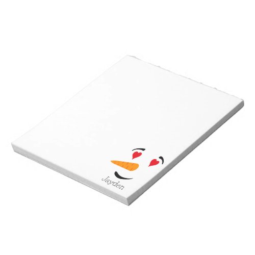 Frosty the Snowman In Love Notepad