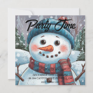 Frosty the Snowman Invitation