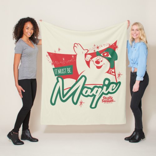 Frosty the Snowman _ It Must Be Magic Fleece Blanket