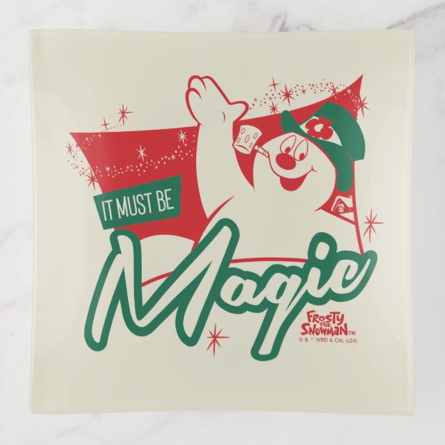 Frosty the Snowman - It Must Be Magic Trinket Tray (Front)