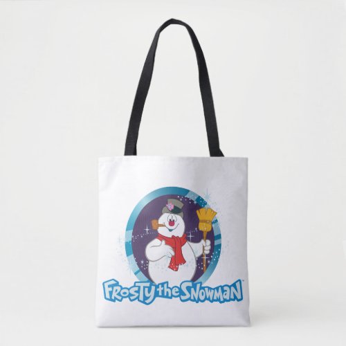 Frosty the Snowman  Magical Frosty Portrait Tote Bag