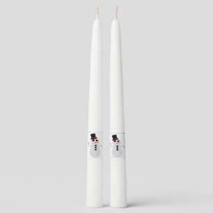 Frosty The Snowman Pair of Taper Candles
