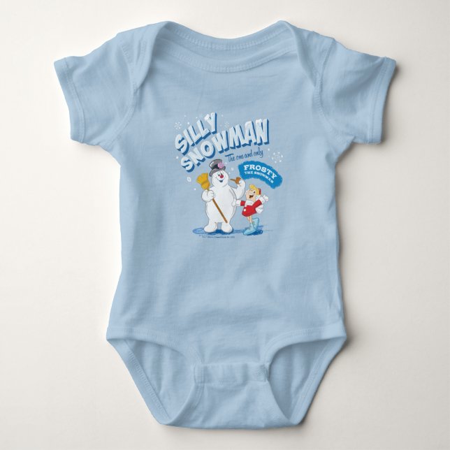 Frosty the Snowman™ | "Silly Snowman" Baby Bodysuit (Front)