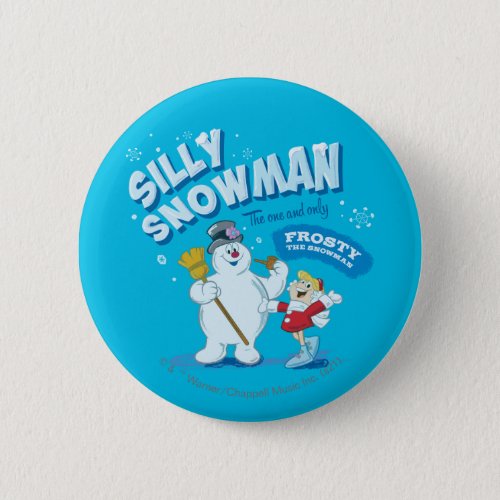 Frosty the Snowmanâ  Silly Snowman Button