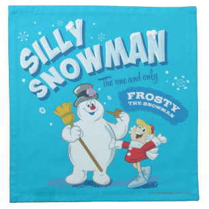 Frosty the Snowman™   "Silly Snowman" Cloth Napkin